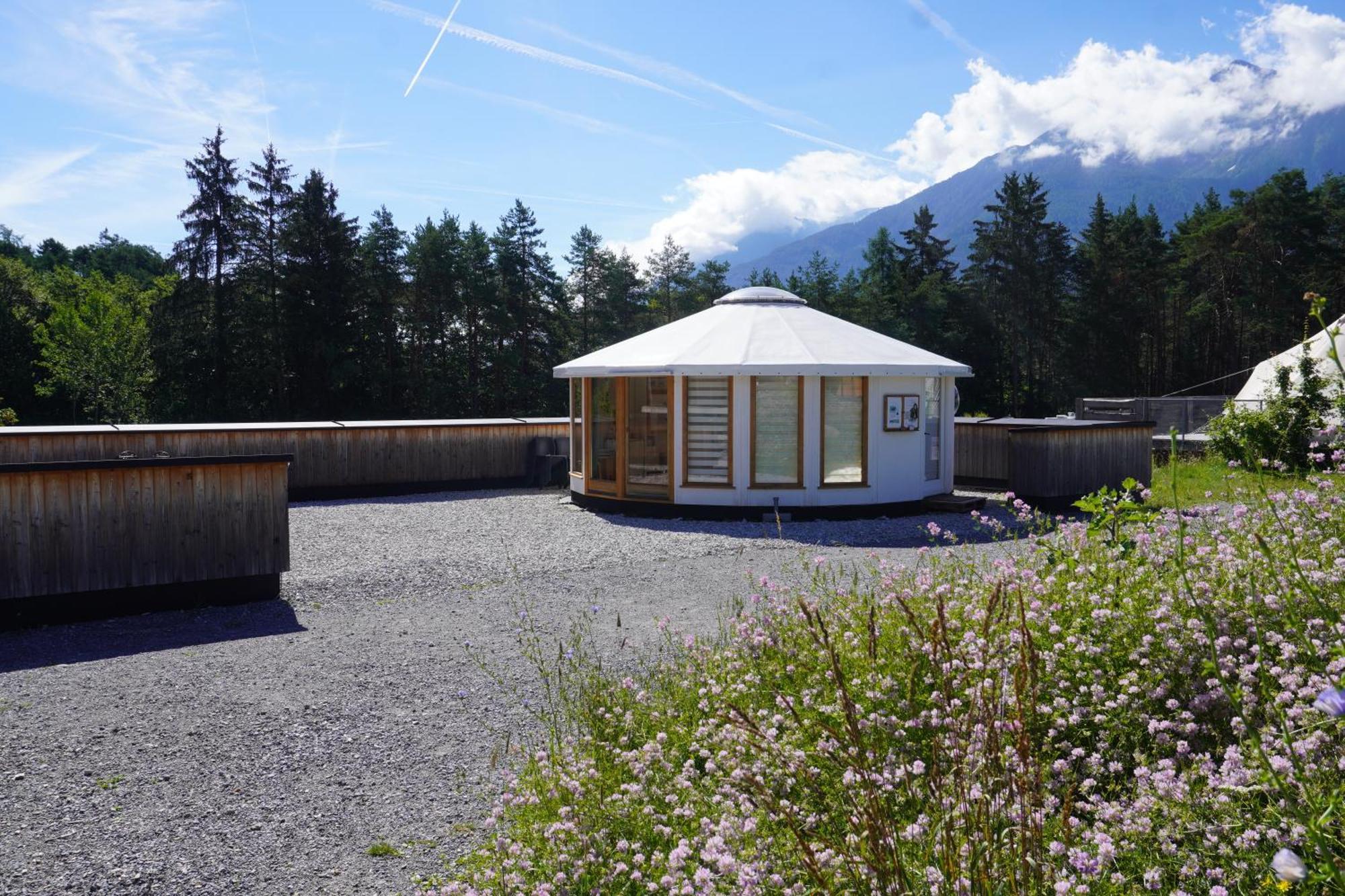 Wildermieming Gerhardhof - Zimmer Glamping Camping מראה חיצוני תמונה