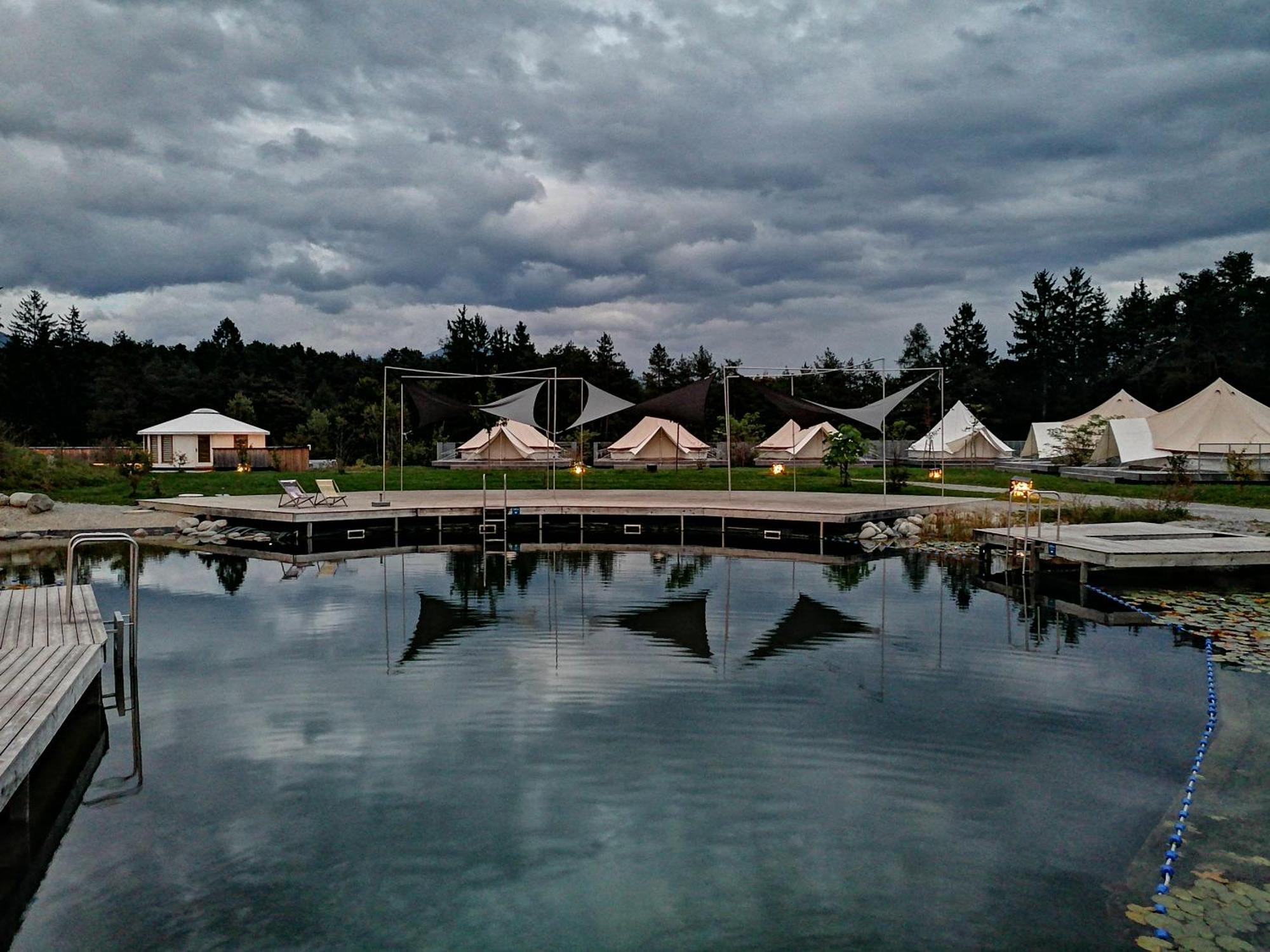 Wildermieming Gerhardhof - Zimmer Glamping Camping מראה חיצוני תמונה